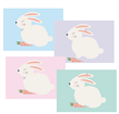 Individuales Conejitos 8u